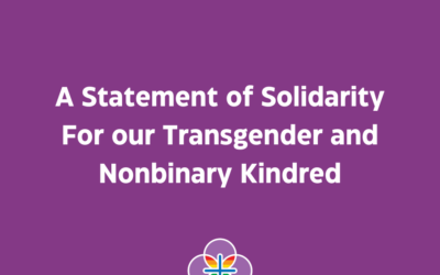 Video: A Statement of Solidarity for our Transgender and Non-Binary Kindred